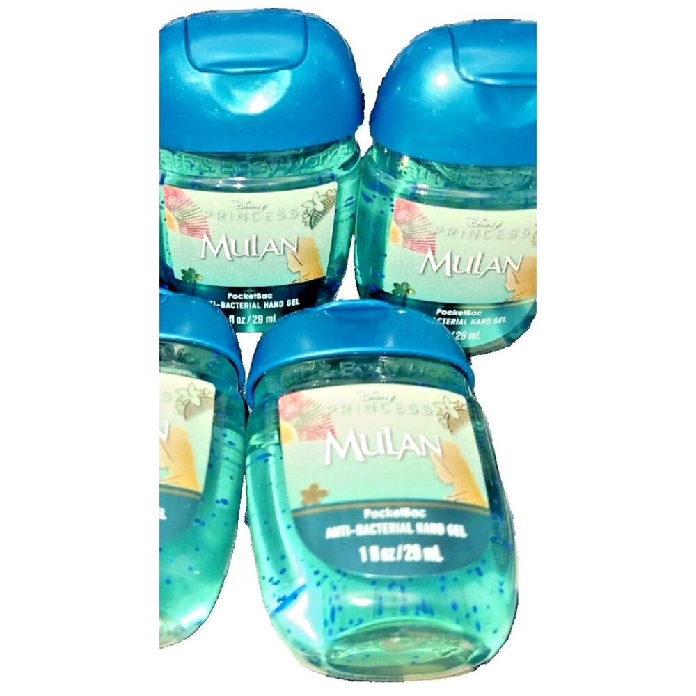 3-Pack ALL NEW Mulan Disney Princess PocketBac Sanitizer 1 oz Bath & Body Works
